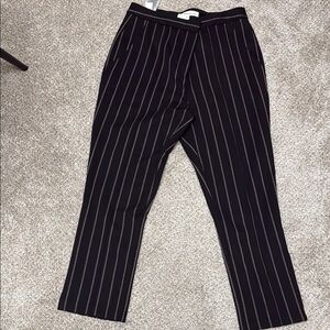 BCBG Men's Black Pinstripe Dress Pants